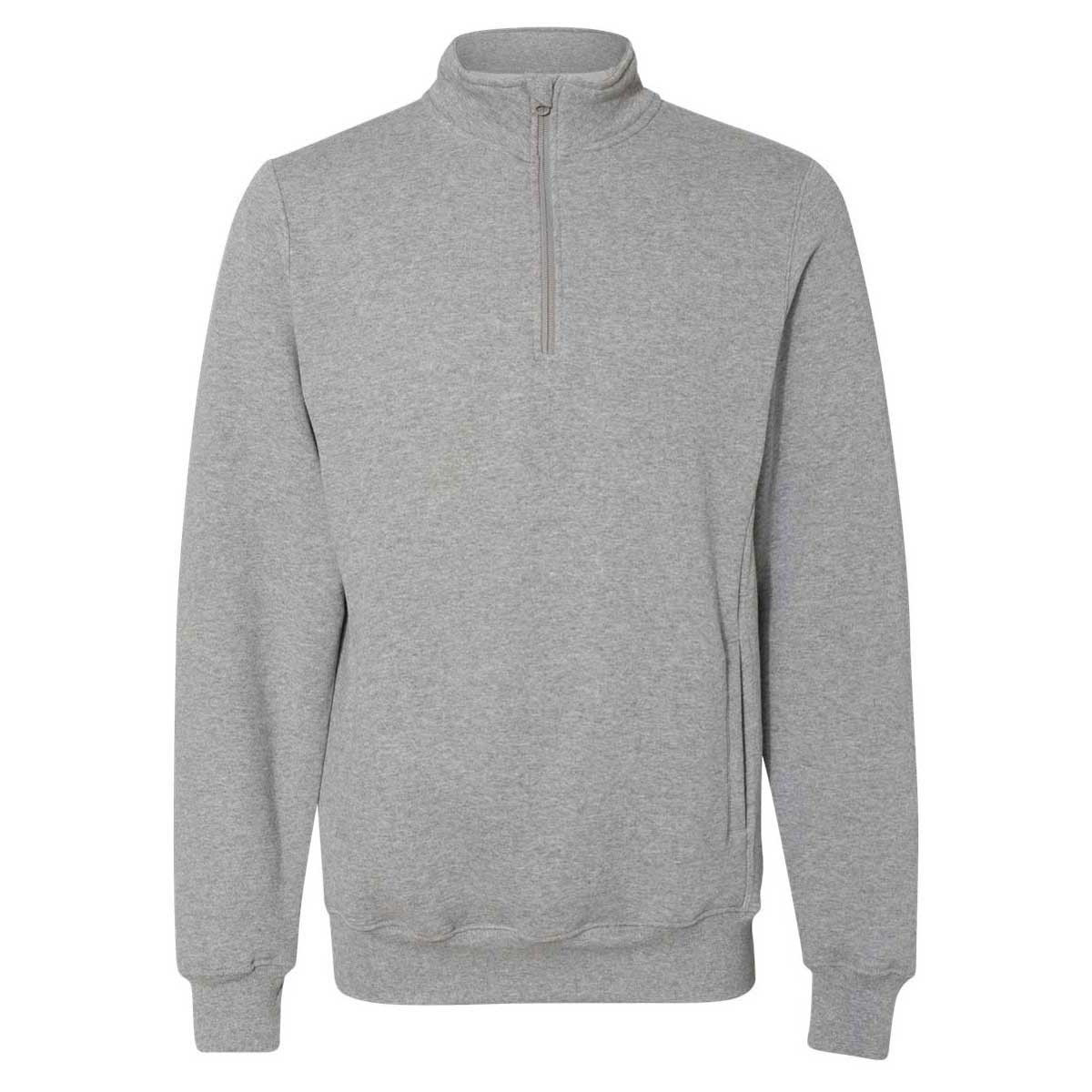Russell Athletic Men's Stylish Oxford Dri Power Quarter - Zip Cadet Collar Sweatshirt