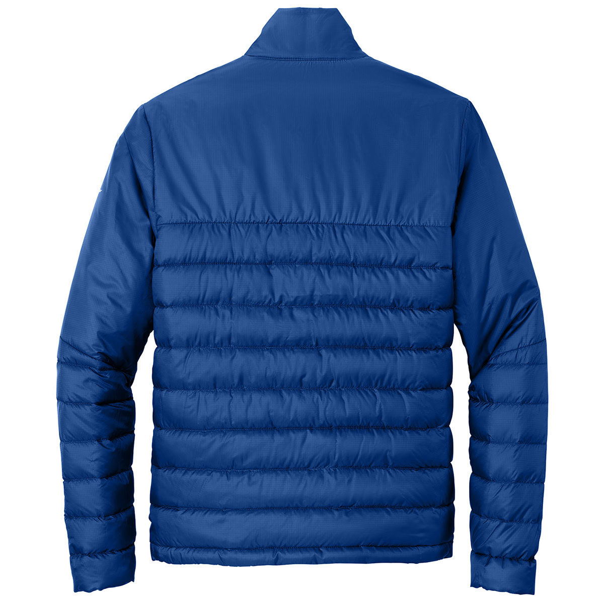 Eddie Bauer Men's Stunning Cobalt Blue Quilted Jacket - A Must - Have for Outdoor Enthusiasts