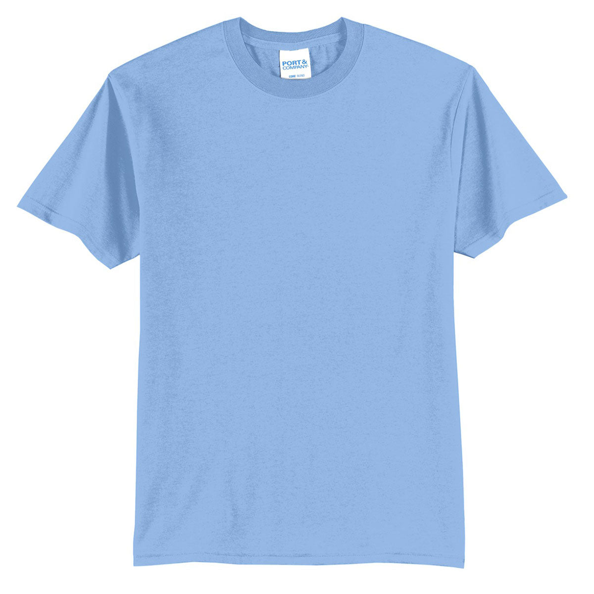 Port & Company Men's Light Blue Tall Core Blend: The Ultimate Tee!