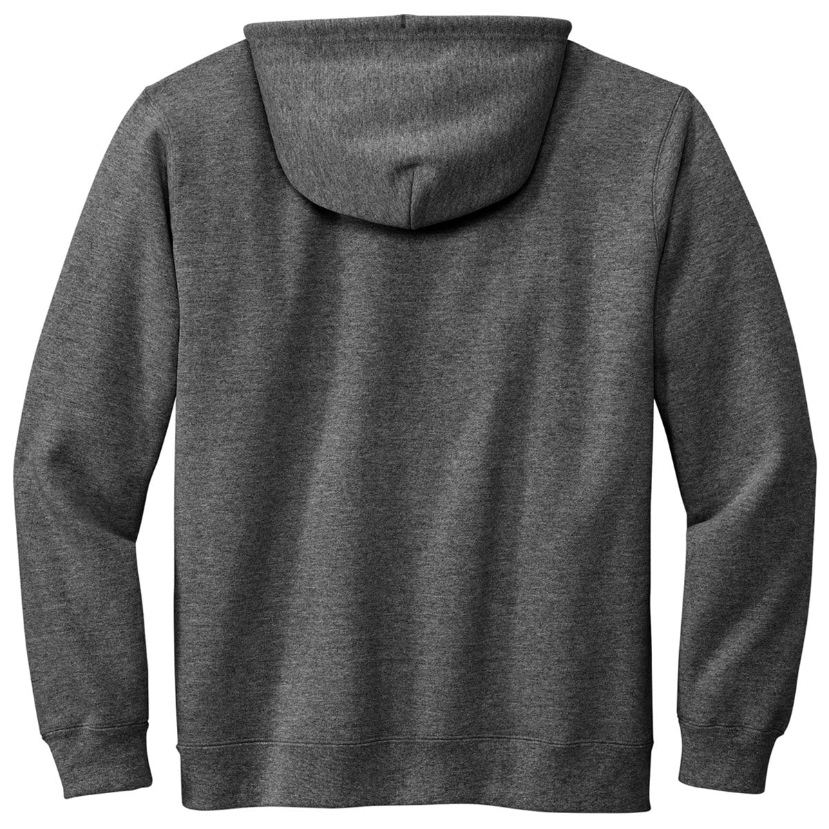 Volunteer Knitwear Men's Charcoal Heather Chore Fleece Full-Zip Hoodie - Cozy & American-Made