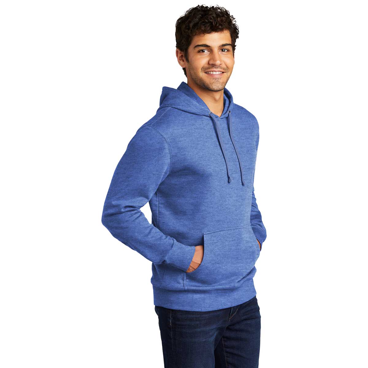 District Men's Royal Frost V.I.T. Fleece Hoodie - A Comfort Must-Have!