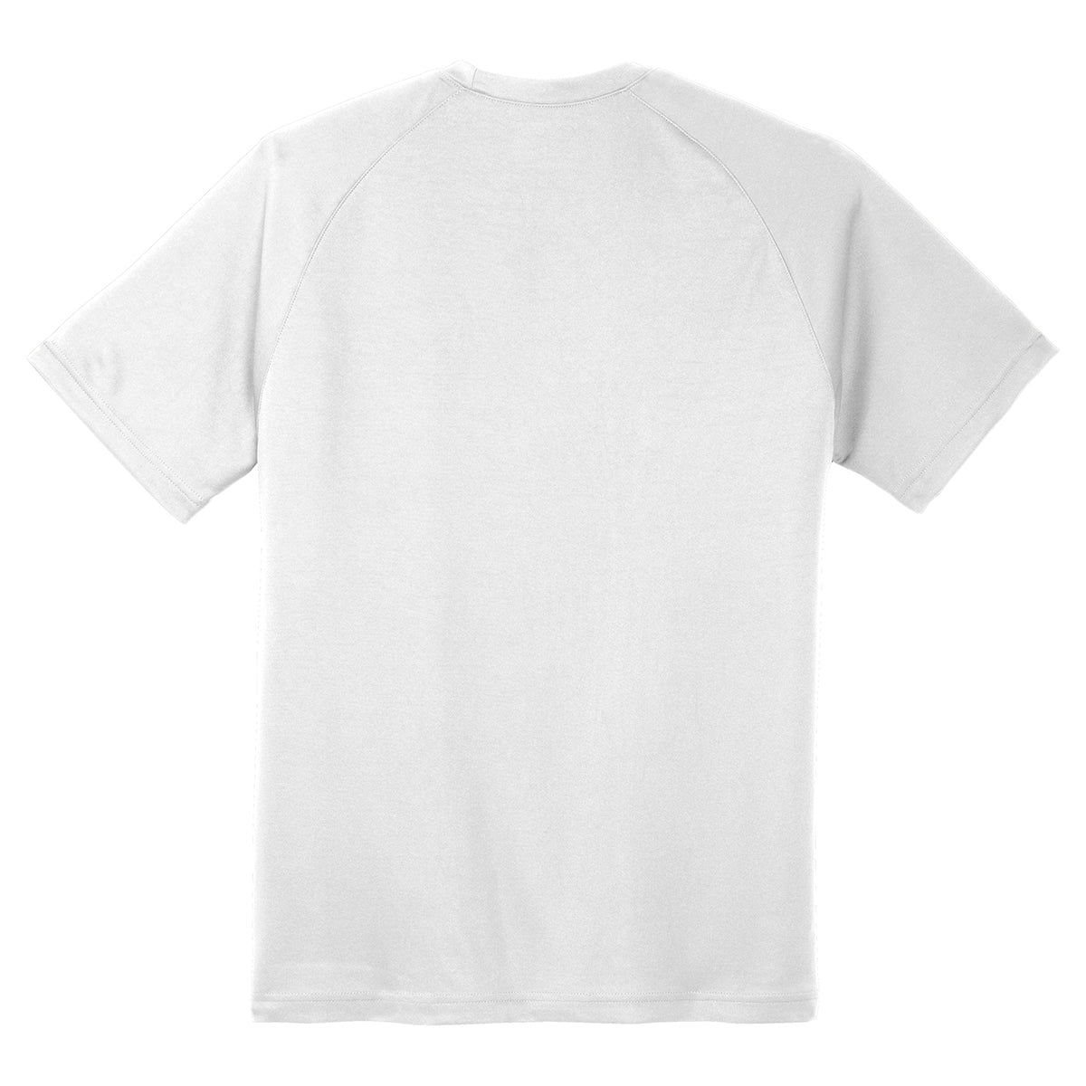 Sport-Tek Men's White Dry Zone Short Sleeve Raglan T-Shirt: The Ultimate Desert Island Pick