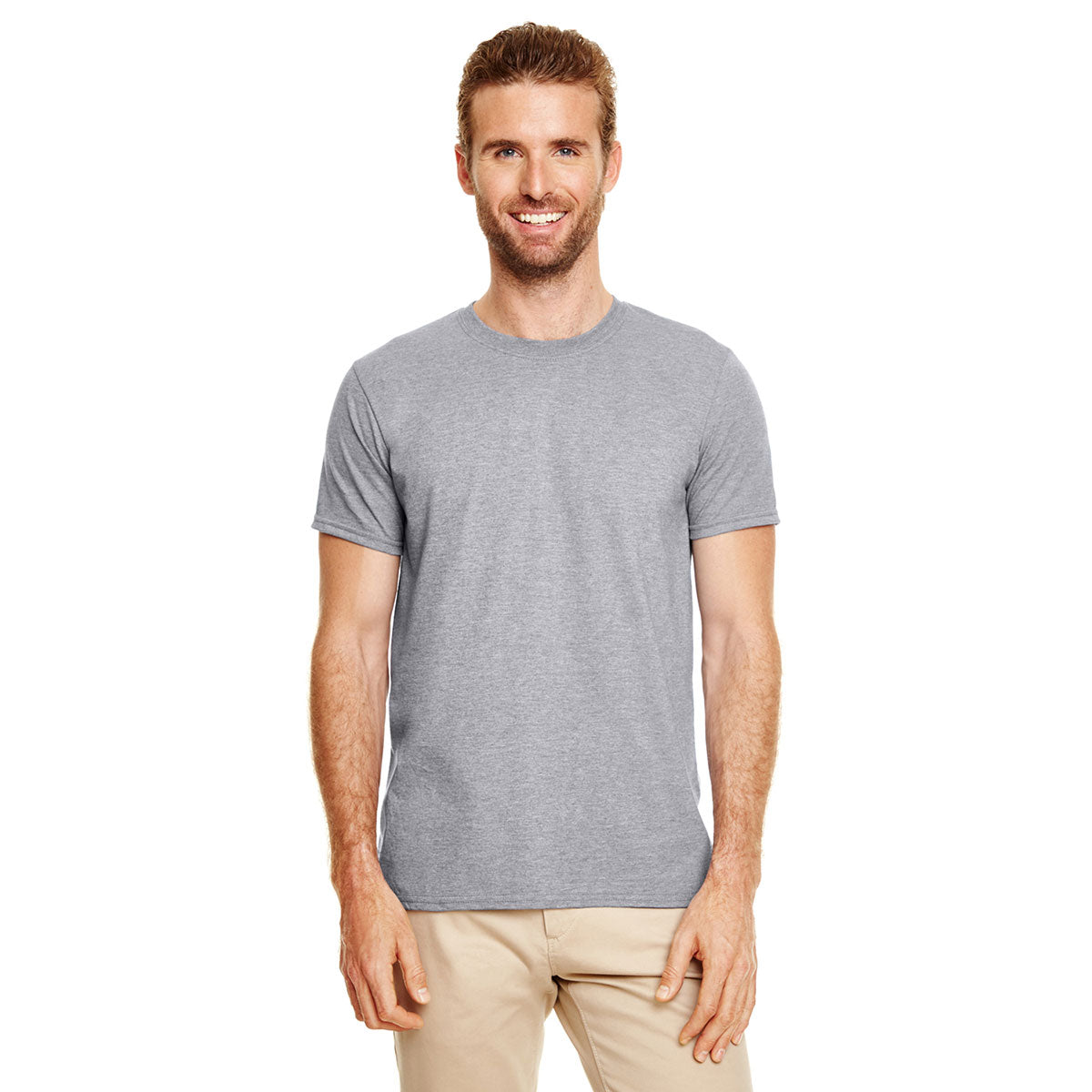 Gildan Men's Graphite Heather Softstyle 4.5 oz. T-Shirt: Ideal for Corporate Swag