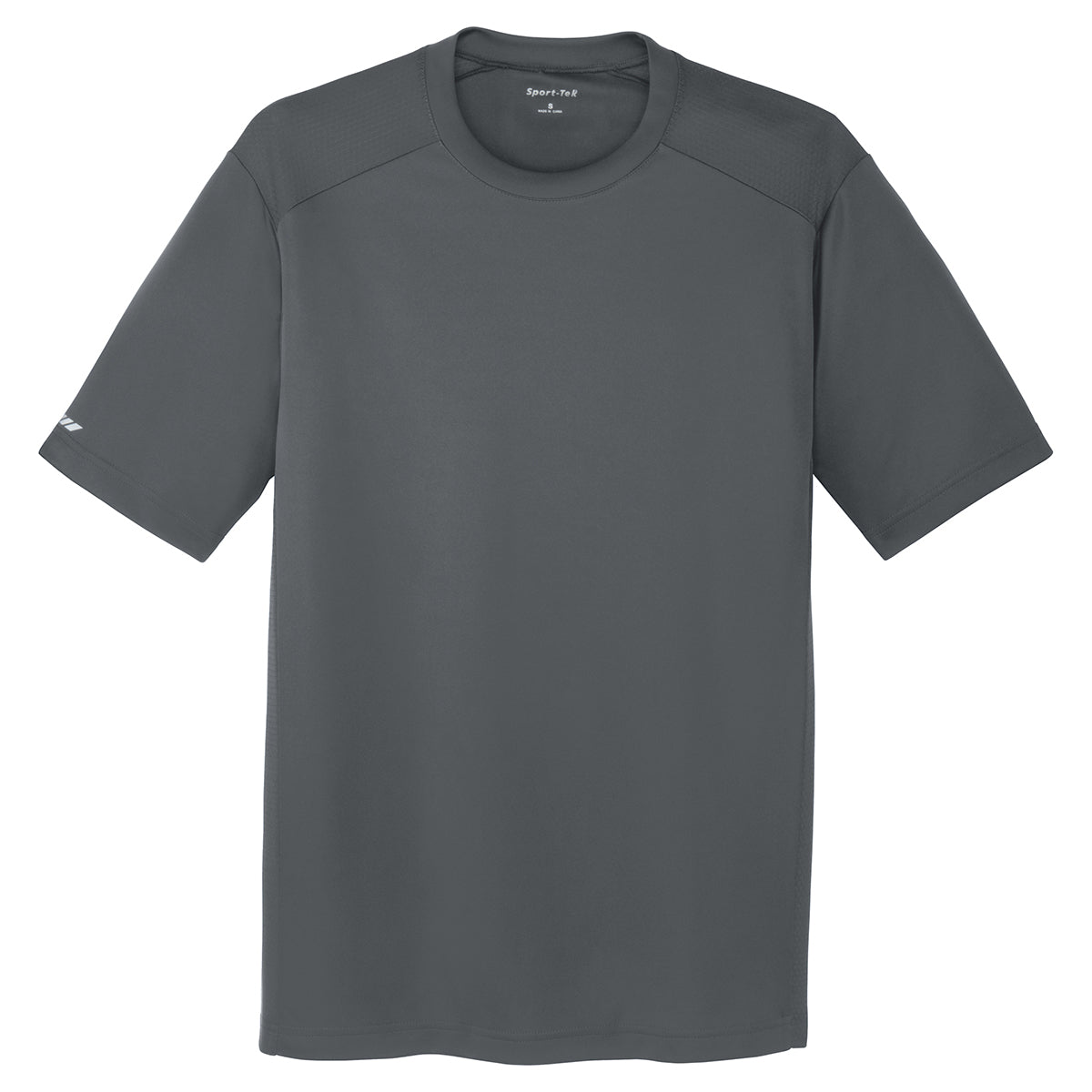 Sport-Tek Men's Iron Grey PosiCharge Elevate T-Shirt - A Must-Have!