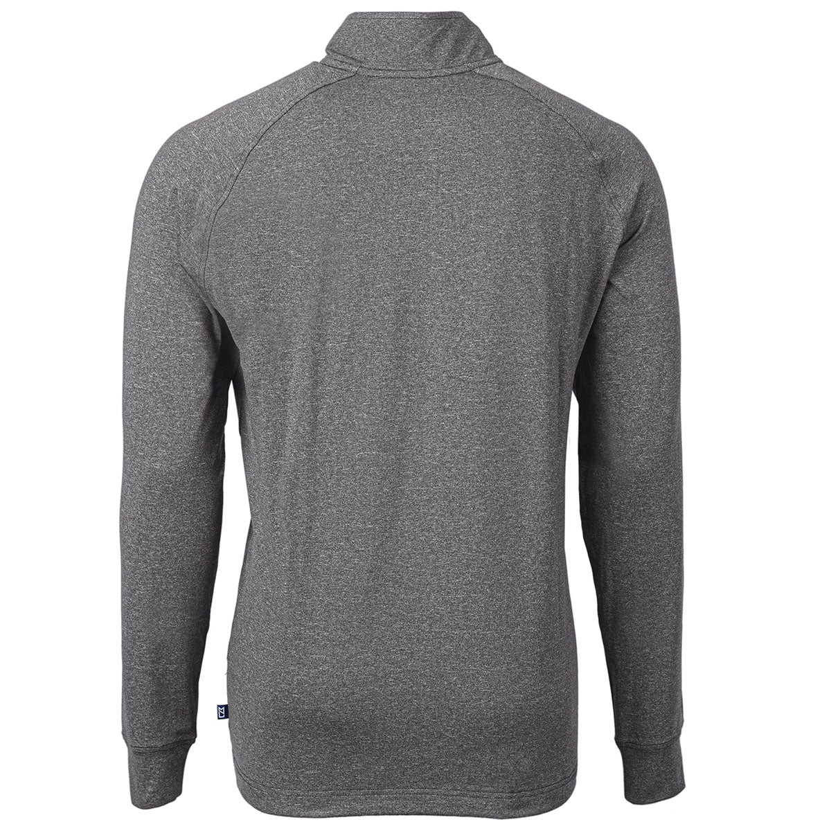 Cutter & Buck Men's Stylish Black Heather Adapt Eco Knit Quarter Zip - Ready for Action!