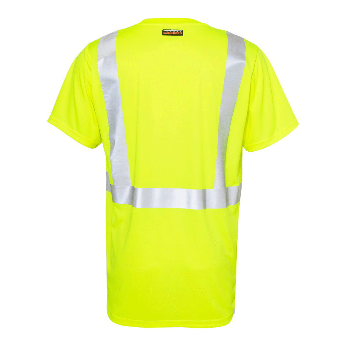 ML Kishigo Men's Lime Class 2 Black Bottom T-Shirt: A Stylish Work Essential