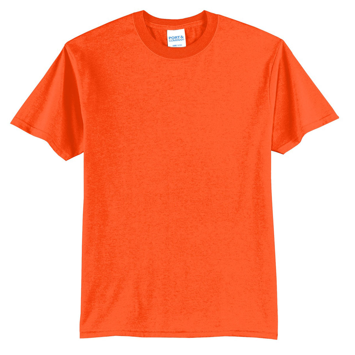 Port & Company Men's Safety Orange Tall Core Blend Stylish Tee