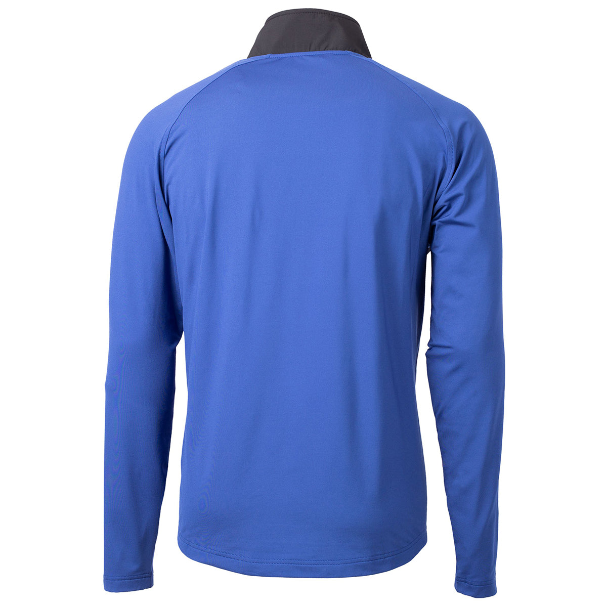 Cutter & Buck Men's Tour Blue/Black Adapt Eco Knit Hybrid Recycled Quarter Zip - Stay Active in Style!