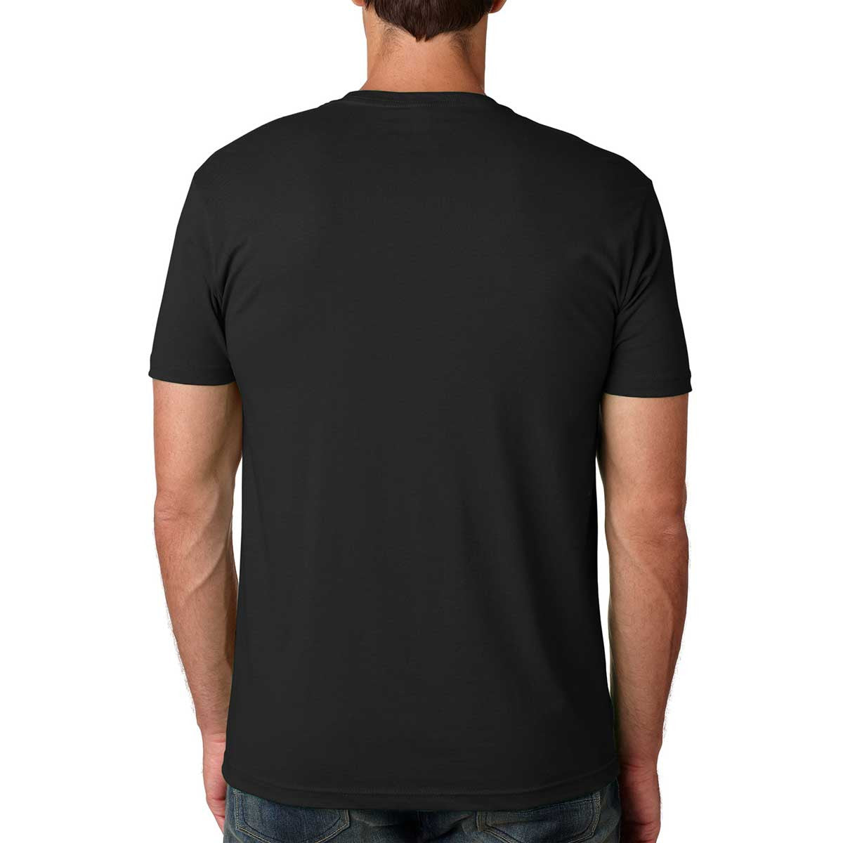 Next Level Men's Premium Black Cotton T-Shirt