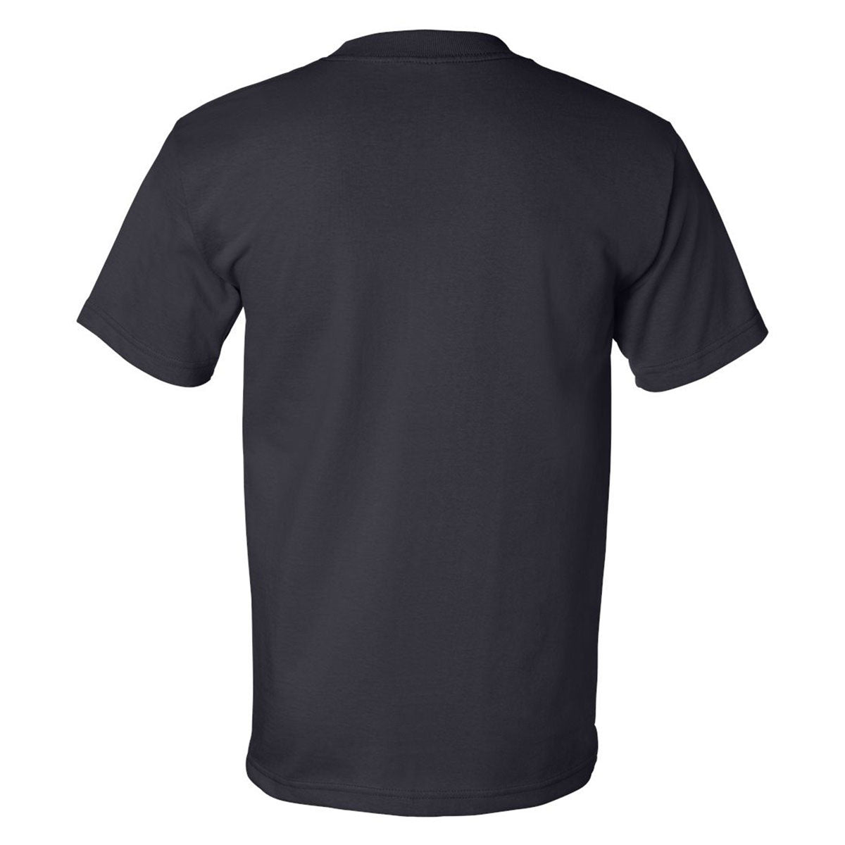 Bayside Men's Navy USA-Made Short Sleeve Custom Logo T-Shirt