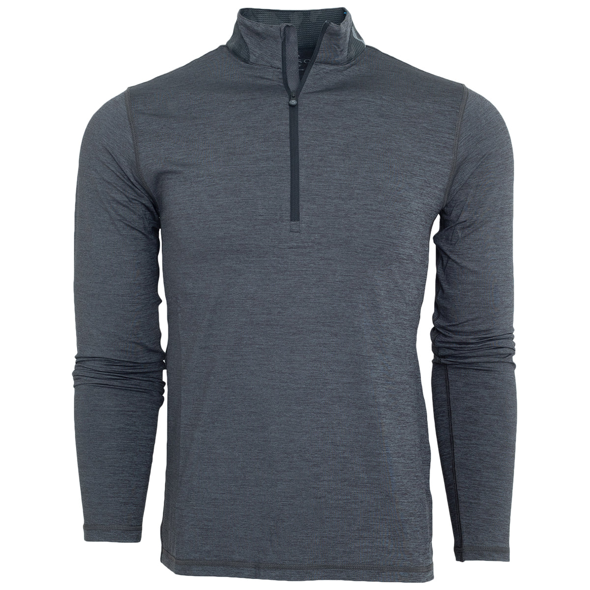 Greyson Men's Stylish Dark Grey Heather Guide Sport Quarter Zip