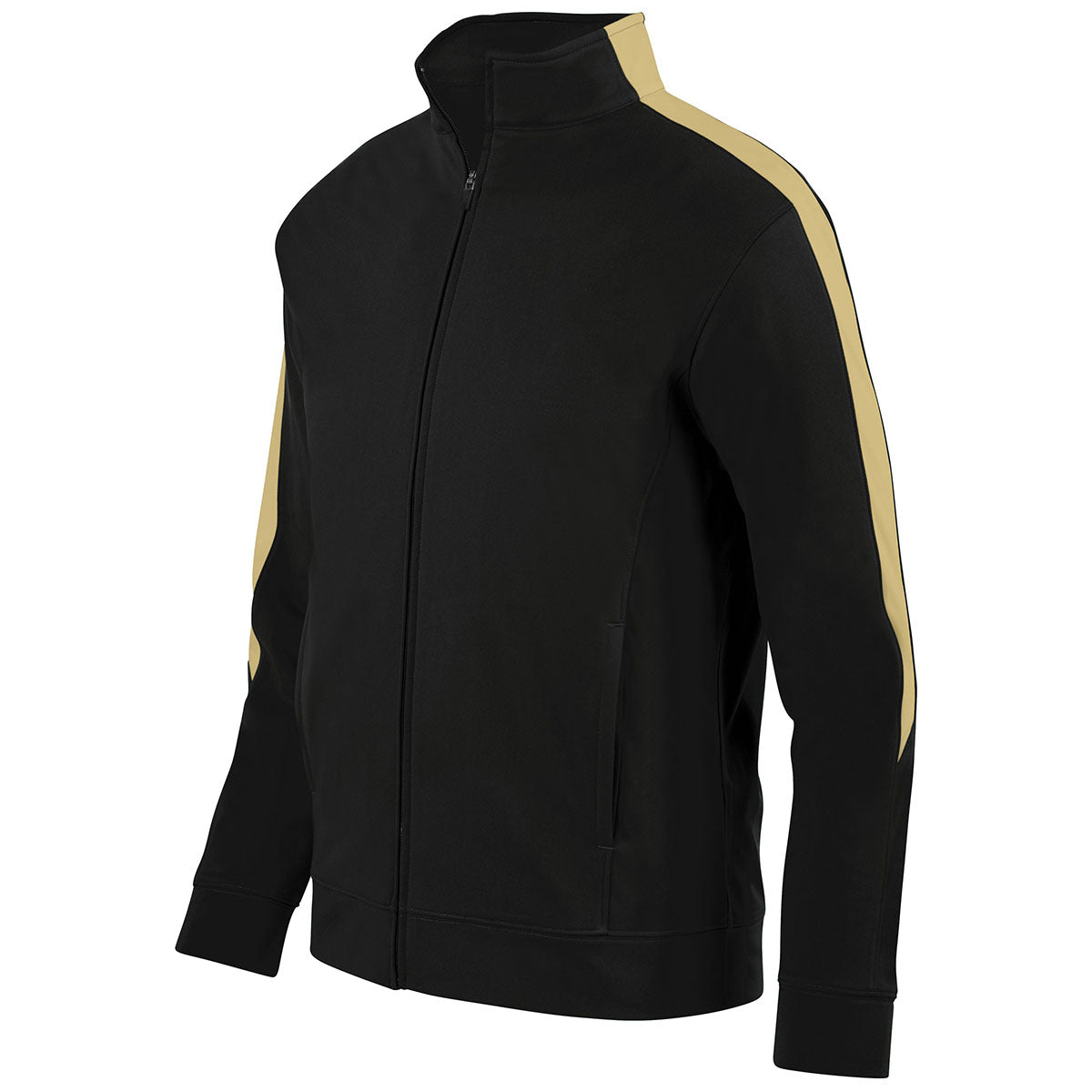 Augusta Sportswear Men's Stunning Black/Vegas Gold Medalist Jacket 2.0