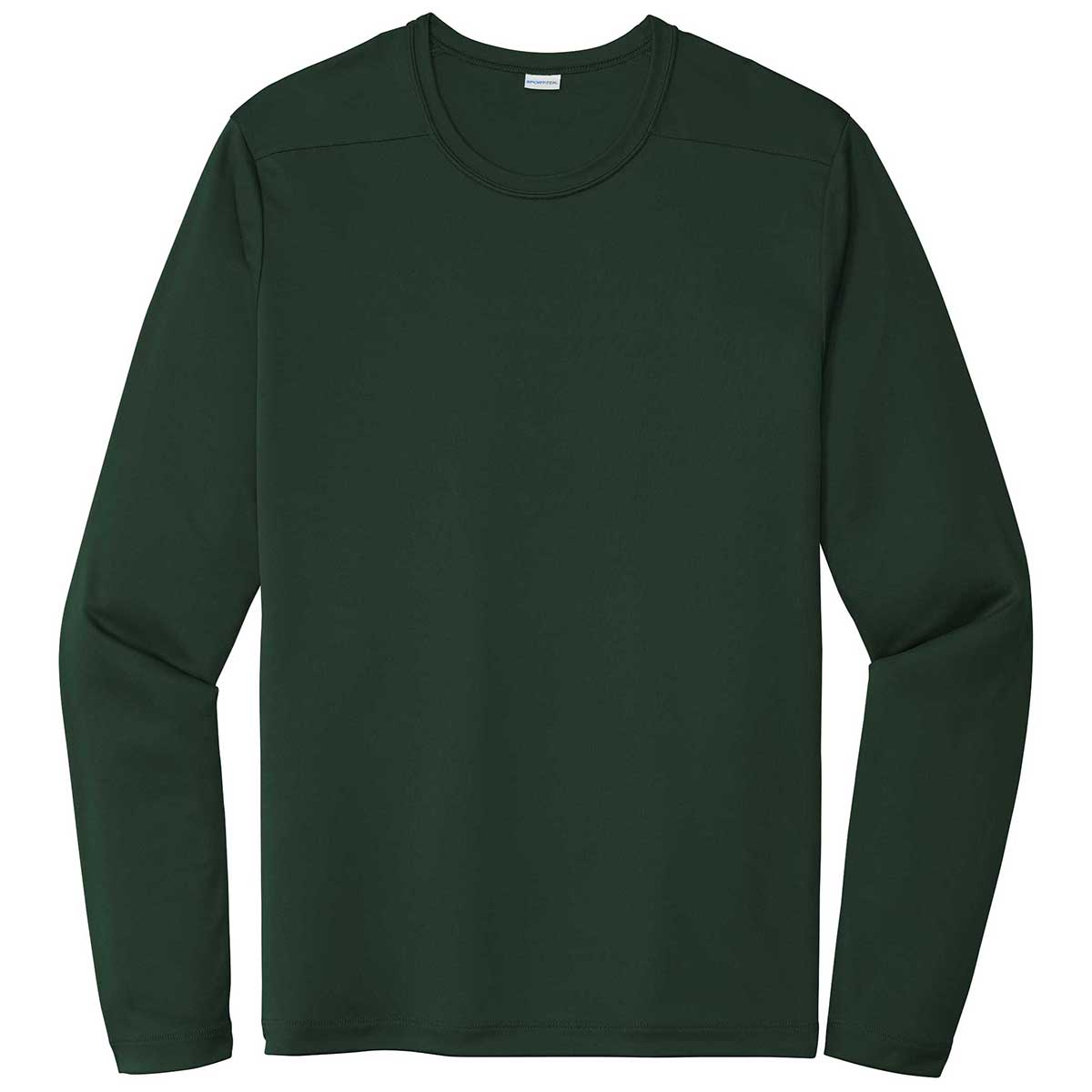 Sport-Tek Men's Forest Green Posi-UV Pro: The Ultimate Long Sleeve Tee