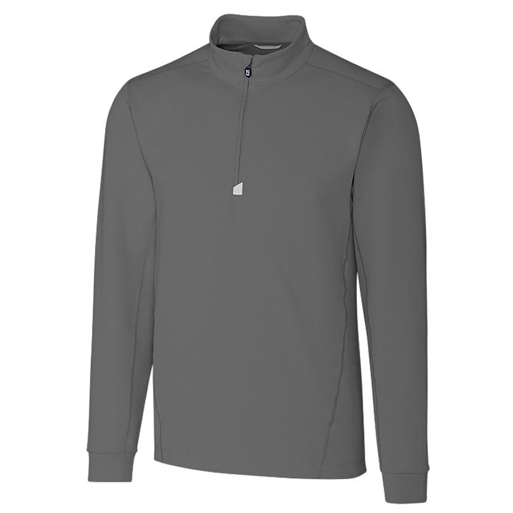 Cutter & Buck Men's Tall Elemental Grey DryTec Traverse Half-Zip: A Must-Have for Corporate Events!