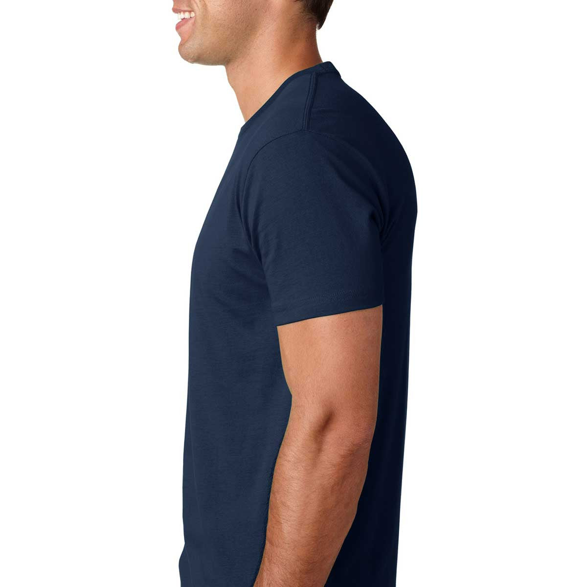Next Level Men's Midnight Navy Premium Fitted Short-Sleeve Crew - A Must-Have Tee!