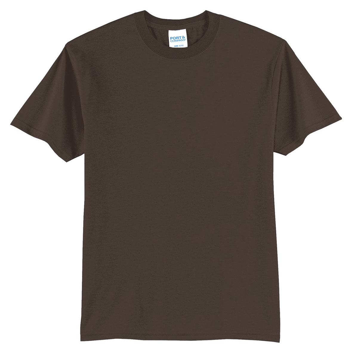 Port & Company Men's Stunning Brown Core Blend Tee