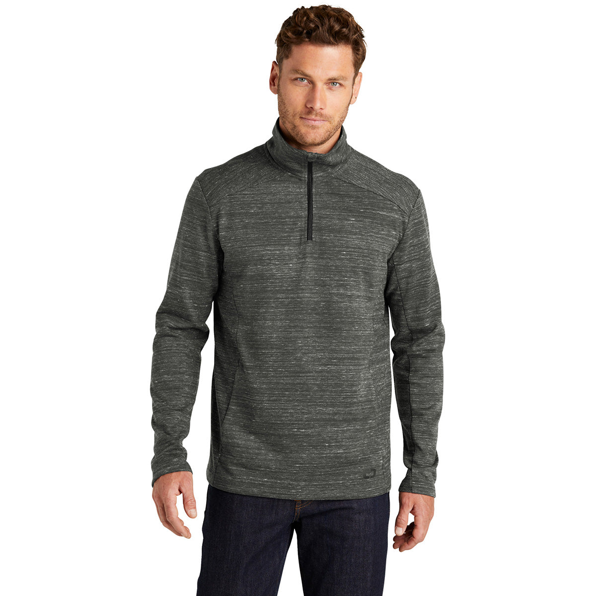 OGIO Men's Tarmac Grey Heather Flux 1/4-Zip: A Stylish Essential