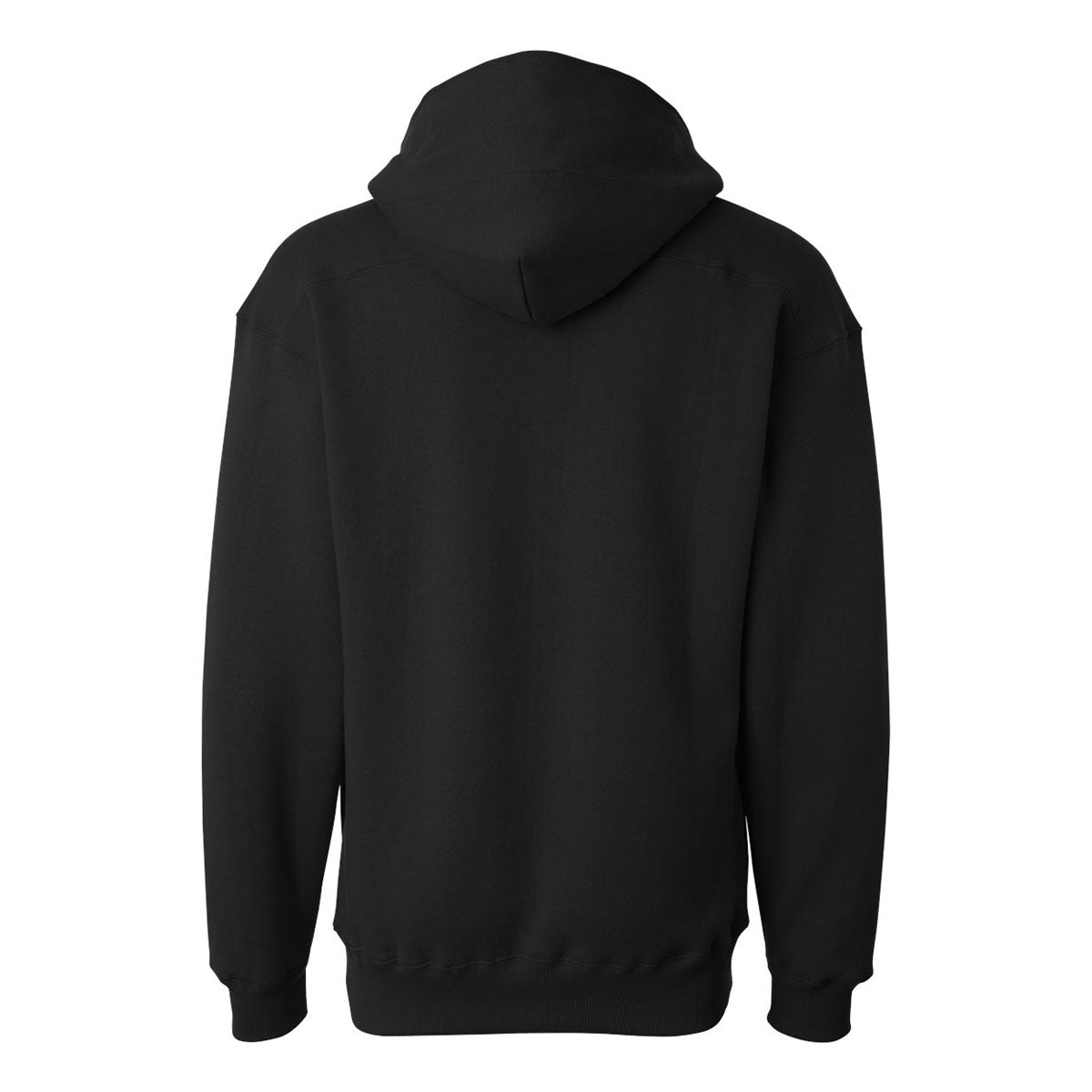 J. America Men's Stylish Black Sport Lace Hooded Sweatshirt