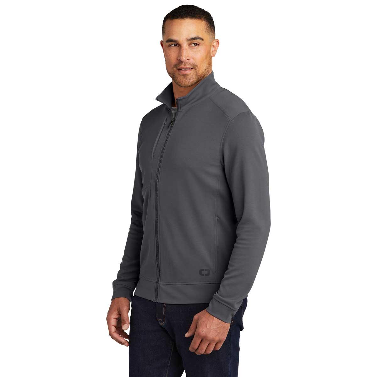 OGIO Men's Tarmac Grey Hinge Full-Zip Jacket - A Stylish Essential