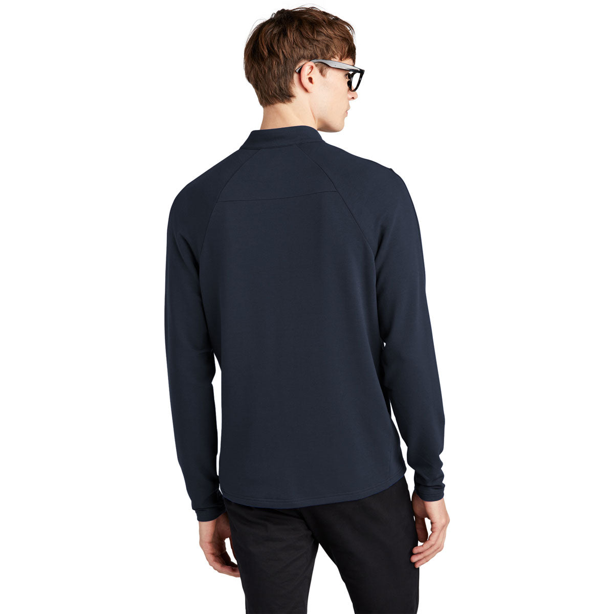 Mercer+Mettle Men's Night Navy Stretchy 1/4 Zip Pullover - A Stylish Essential