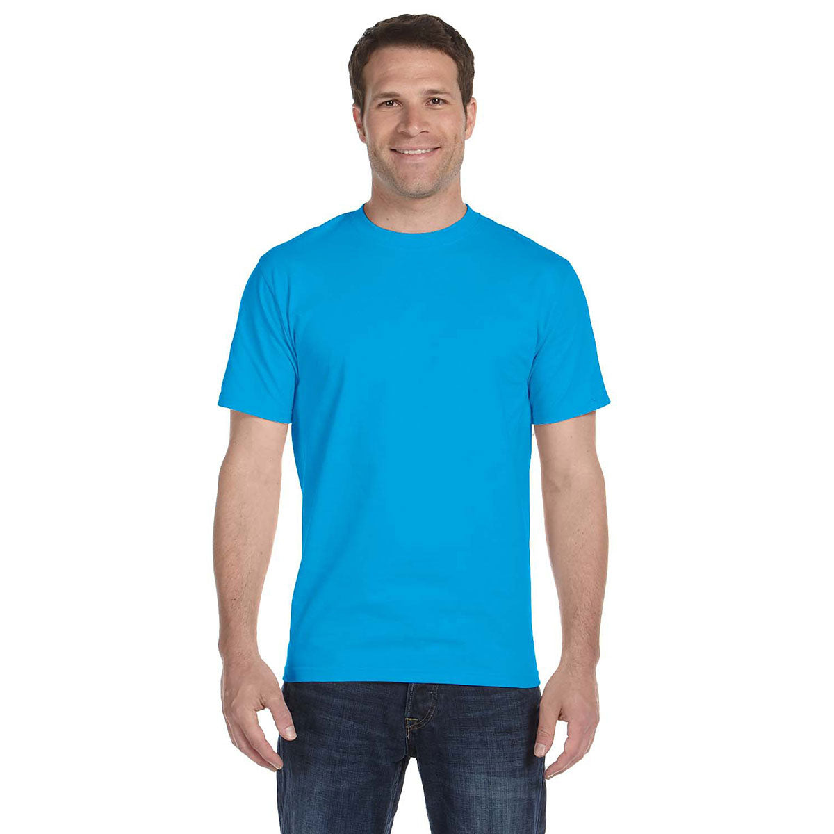 Gildan Unisex Sapphire 5.5 oz. 50/50 Moisture-Wicking T-Shirt
