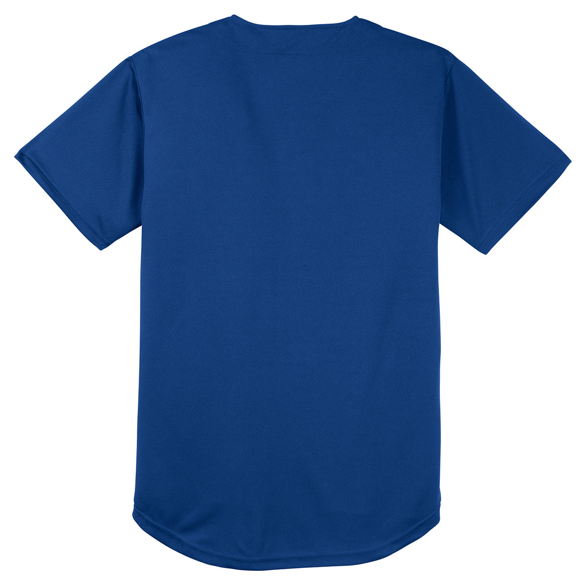 Sport-Tek Men's Stunning True Royal PosiCharge Tough Mesh Full-Button Jersey