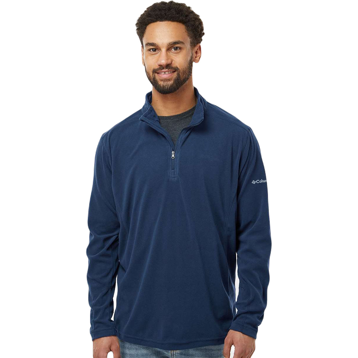 Columbia Men's Navy Klamath Range Collegiate Half-Zip Pullover: A Must-Have for Your Wardrobe
