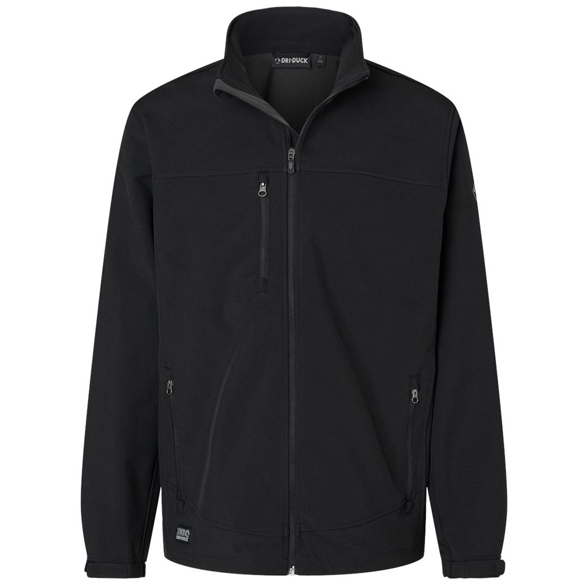 Dri Duck Men's Stylish Black Motion Soft Shell Jacket