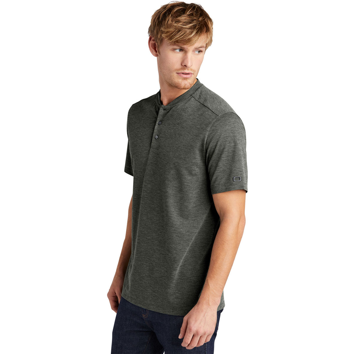 OGIO Men's Tarmac Grey Evolution Henley - The Ultimate Adventure Top