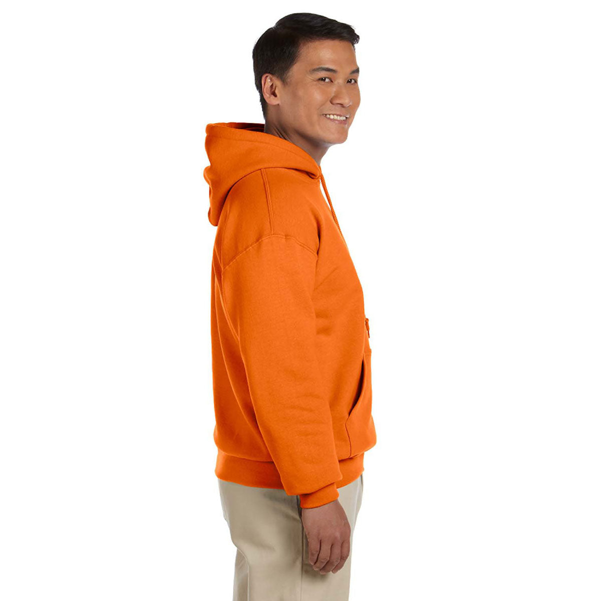 Gildan Unisex Safety Orange Heavy Blend 50/50 Hoodie - The Ultimate Team Essential