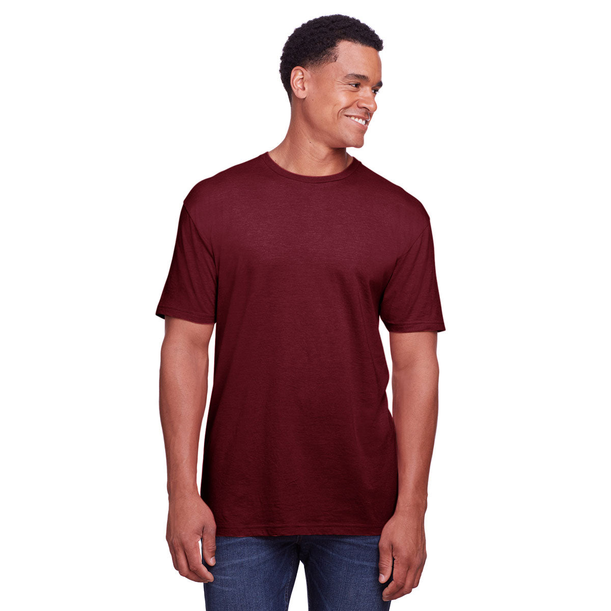Gildan Men's Maroon Mist Softstyle CVC T-Shirt - The Ultimate Custom Tee!