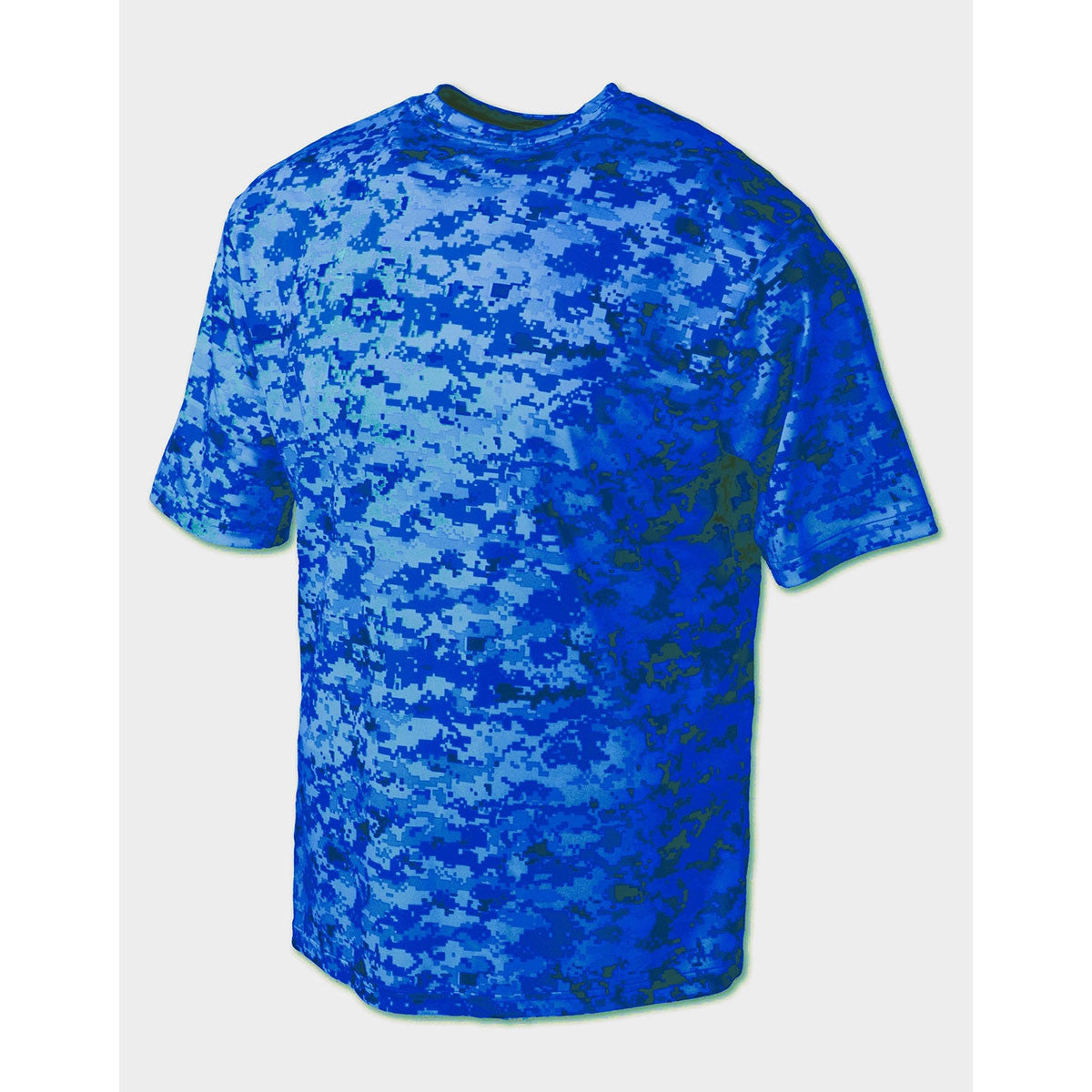 BAW Men's Blue Xtreme Tek Digital Camo Short Sleeve Shirt: A Must-Have for Men!