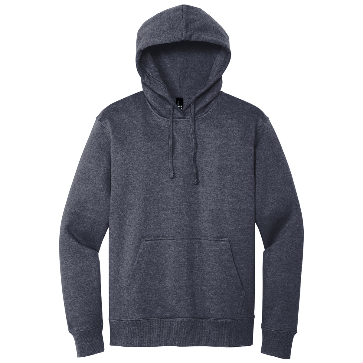 District Men's Navy Heather V.I.T. Heavyweight Fleece Hoodie - Ideal for Brand Promotion