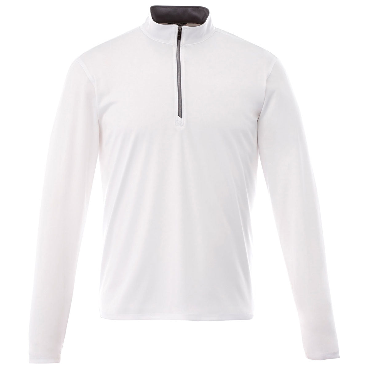 Elevate Men's White Vega Tech Quarter Zip - The Ultimate Sporty Pullover