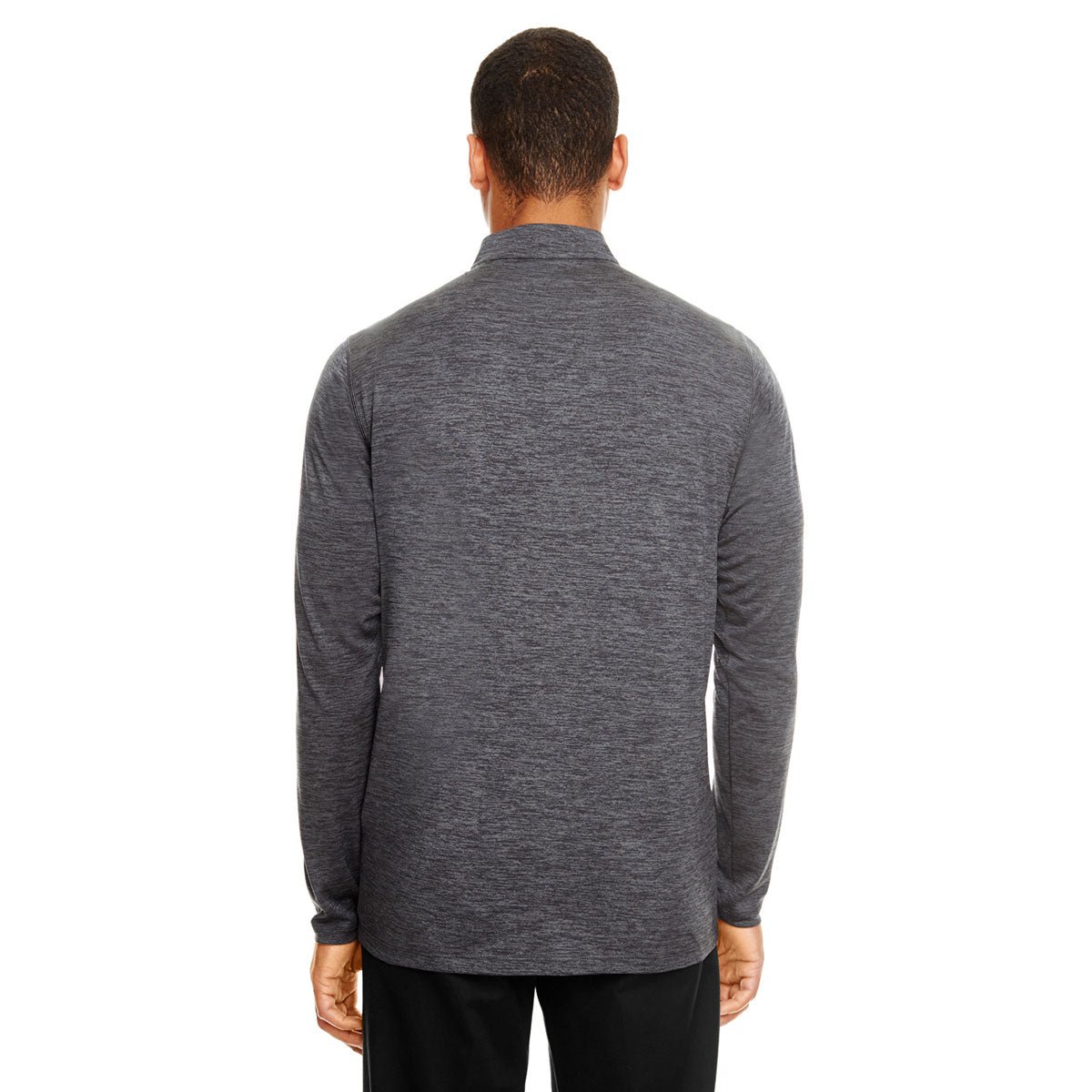 Core 365 Men's Carbon Heather/Black Kinetic Performance Quarter Zip: Your Ultimate Cold-Weather Companion