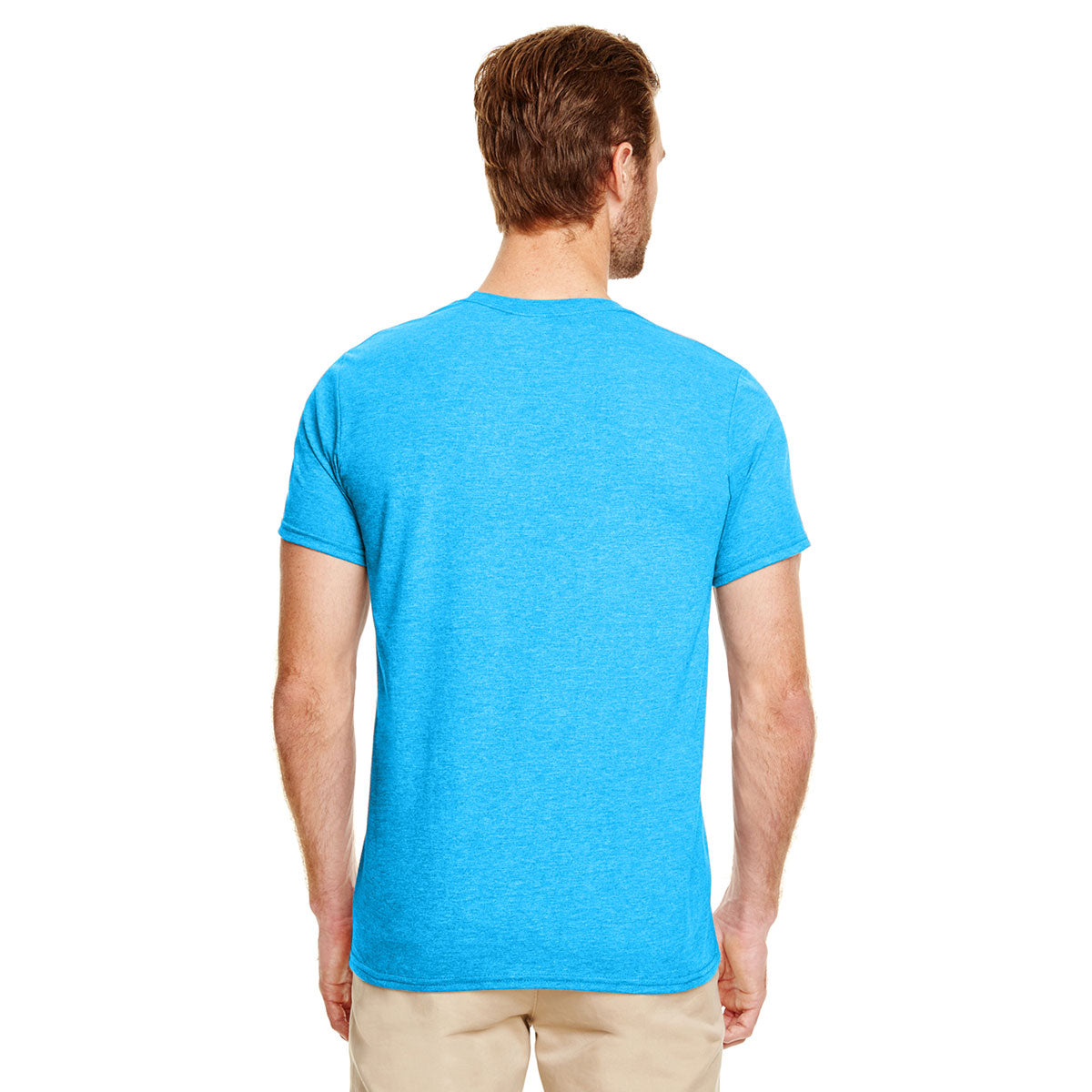 Gildan Men's Softstyle 4.5 oz. Heather Sapphire T-Shirt - Ideal for Corporate Swag