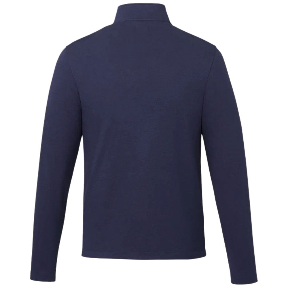 Elevate Men's Stunning Vintage Navy Rigi Eco Knit Quarter Zip - Order Now!