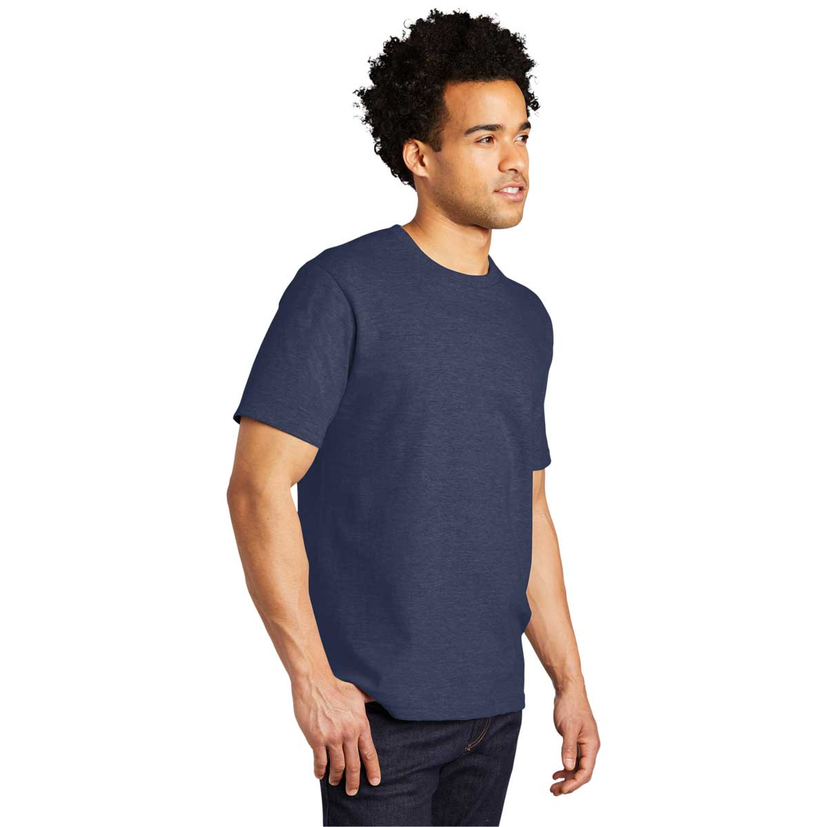 Port & Company Navy Heather Team Bouncer Tee - The Ultimate Screen - Printable Tee