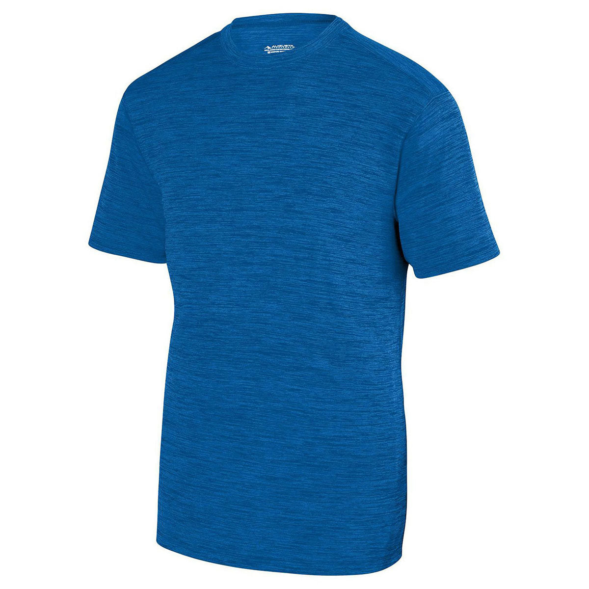 Augusta Sportswear Men's Royal Shadow Tonal Heather Short-Sleeve Training T-Shirt - Ideal for Gym & Lounging