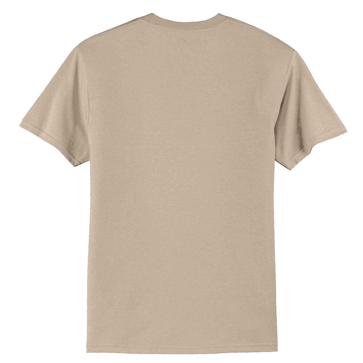 Port & Company Men's Desert Sand Tall Core Blend Tee - The Ideal Branded Apparel