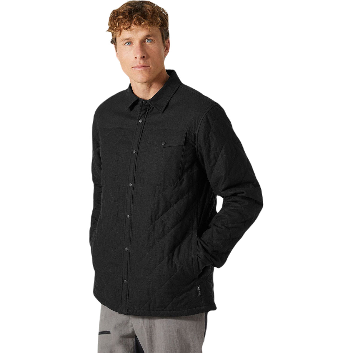 Helly Hansen Men's Ebony Isfjord Insulated Shacket - A Must - Have for Men on the Go