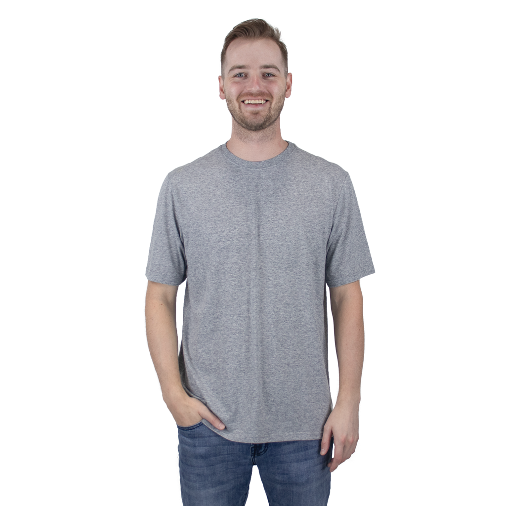 Zusa Men's Eco-Friendly Light Grey Heather Tamarac Tee