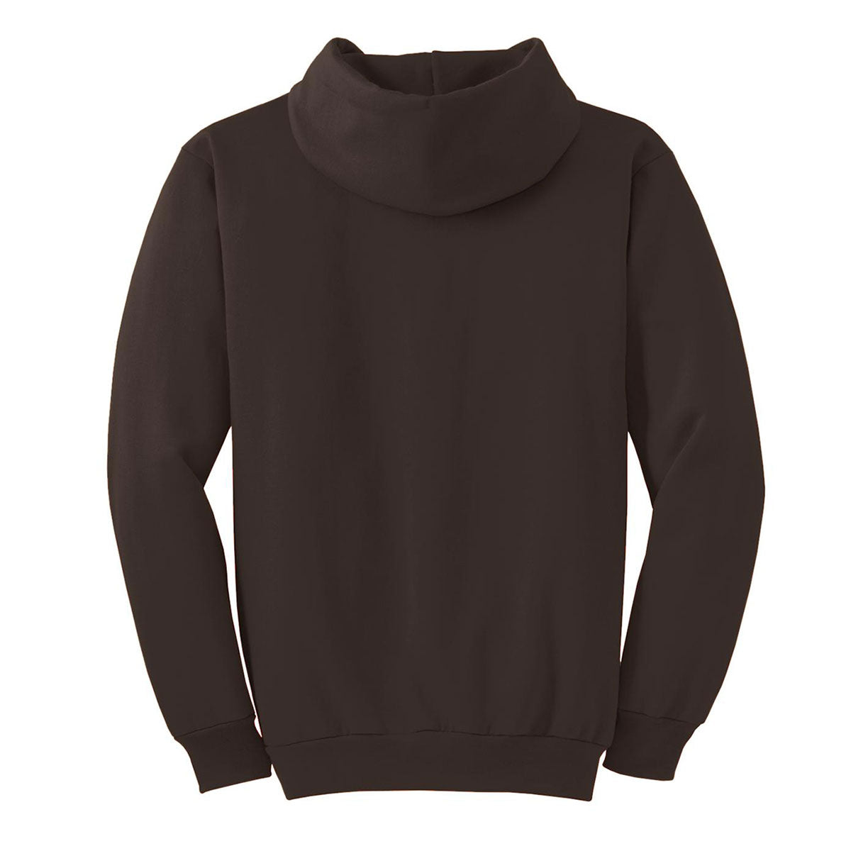 Port & Company Men's Dark Chocolate Brown Tall Essential Fleece Pullover Hoodie: Your Ultimate Relaxation Gear