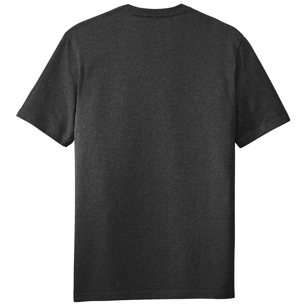 District Men's Charcoal Heather Re-Tee: Sustainable Style for Men