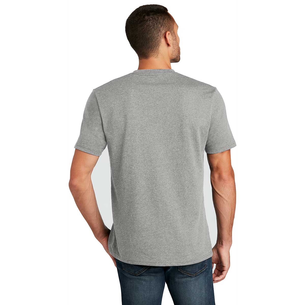 District Men's Eco-Friendly Light Heather Grey Re-Tee