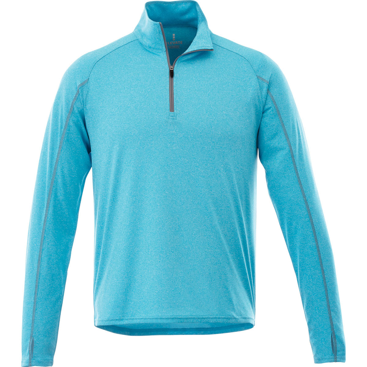 Elevate Men's Aspen Heather Taza Knit Quarter Zip - The Ultimate Layering Essential