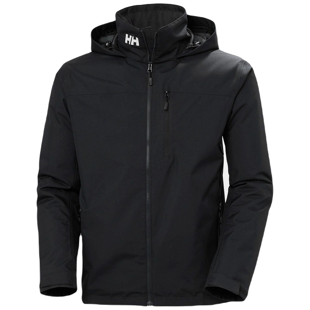 Helly Hansen Men's Stunning Black Crew Hooded Midlayer Jacket 2.0
