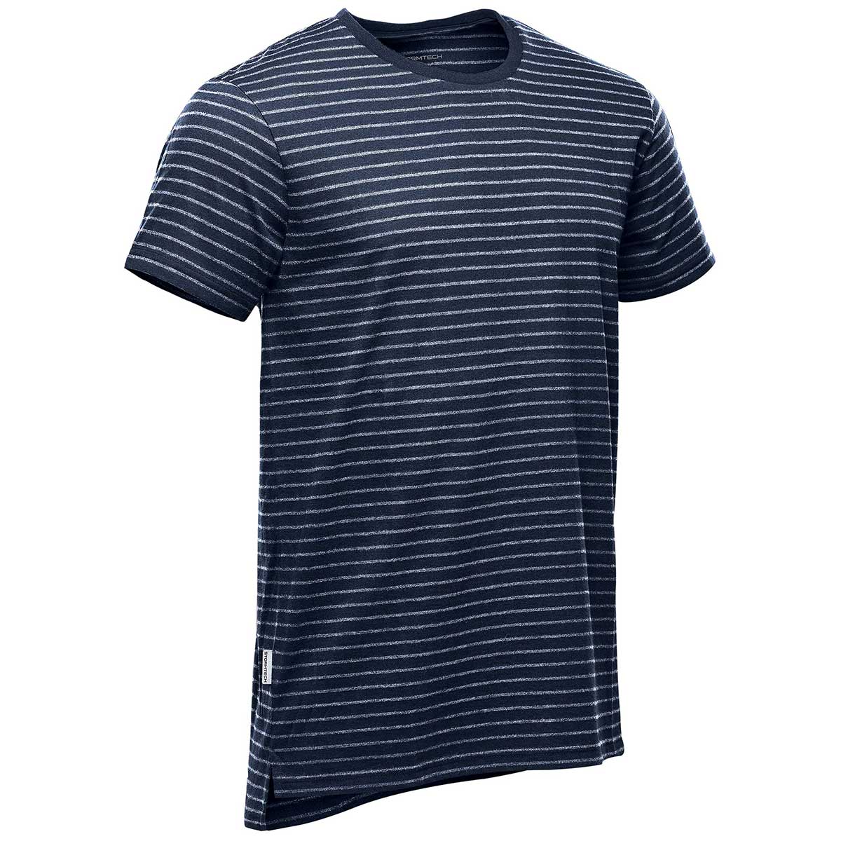 Stormtech Men's Stylish Navy/White Railtown Crew Neck Tee