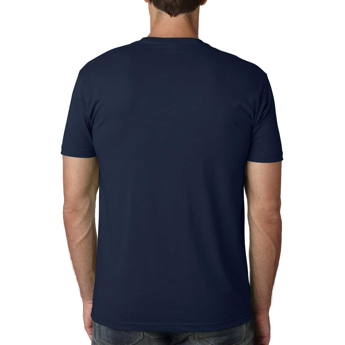 Next Level Men's Midnight Navy Premium Fitted Short-Sleeve Crew - A Must-Have Tee!