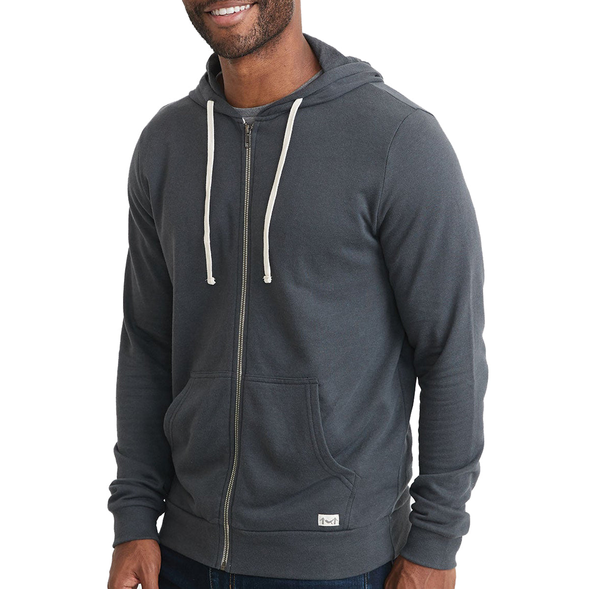 Marine Layer Men's Stunning Asphalt Grey Afternoon Hoodie - Must - Have!
